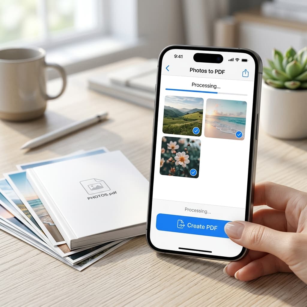 How to Convert iPhone Photos to PDF Guide